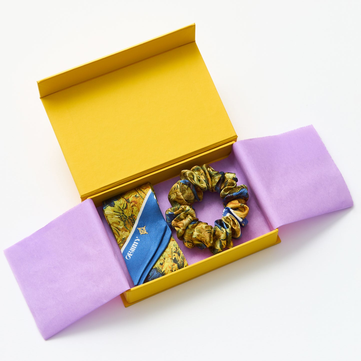 Twill and scrunchie "Courage"