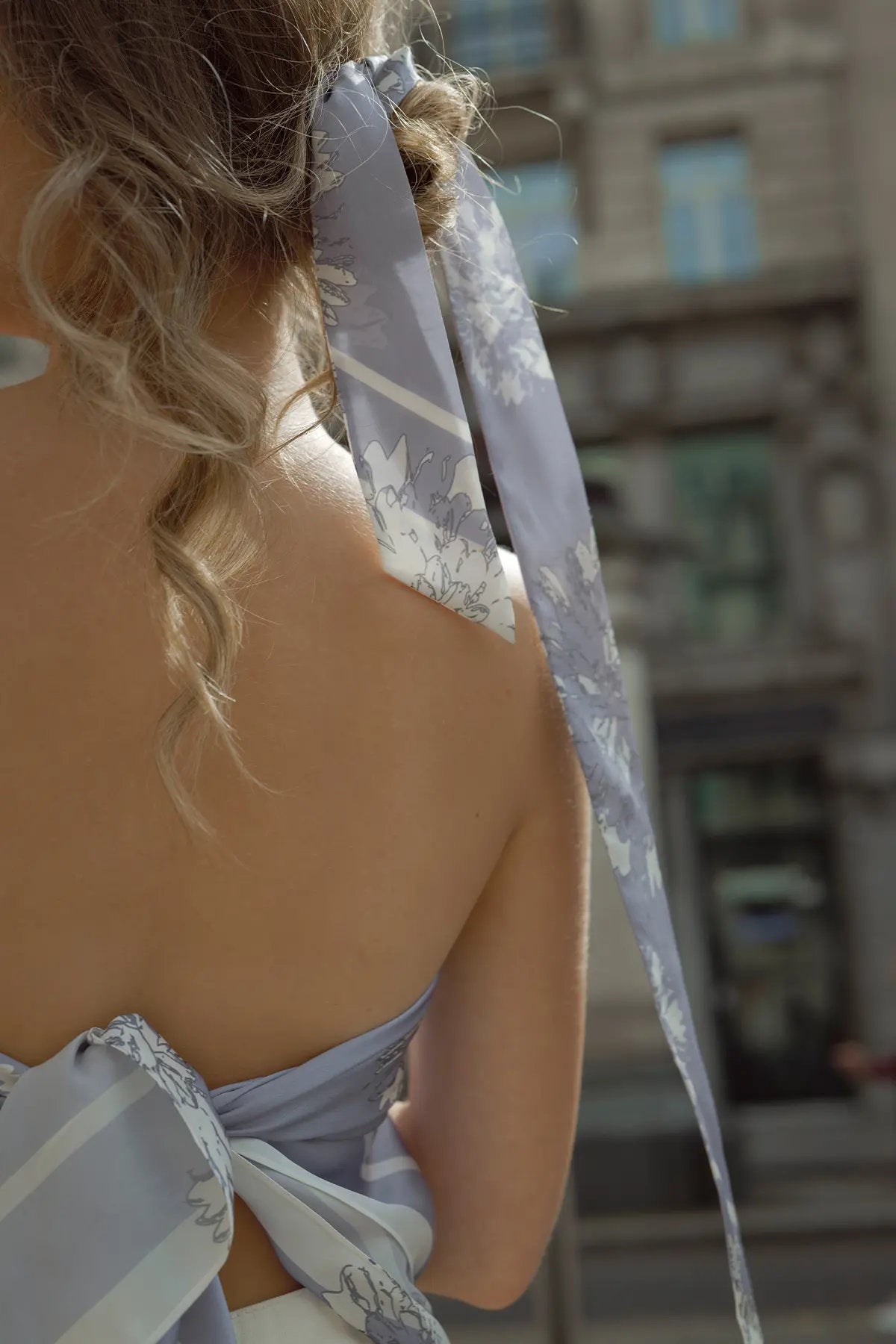 Twill and scrunchie "Delight"