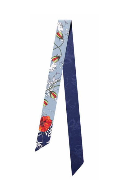 Silk twill "Poppy Flower" 33"x2"