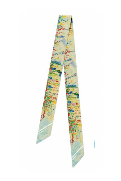 Silk twill "Summer field" 33"x2"